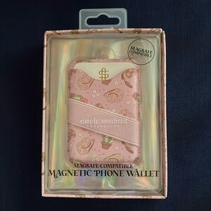 NWT Simply Southern Western Magnetic Phone Wallet Mag Safe